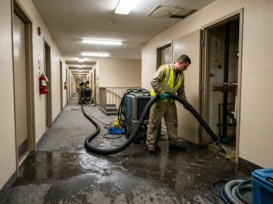 multi-unit-apartment-hallway-f-005 — frequently asked questions, Emergency Burst Pipe Water Extraction & Removal in Tallapoo…